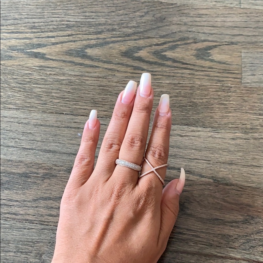 Rose gold rings